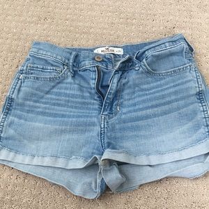 Hollister high-rise denim shorts